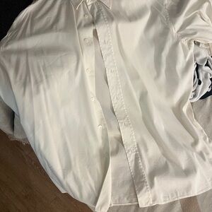 Prada Cream Casual Button Down Shirt